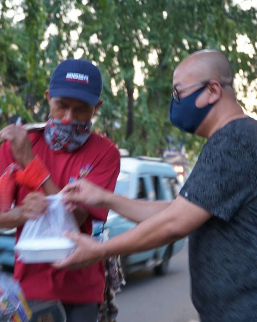 Gasibu periode keempat HELPING PEDULI SOSIAL bekerjasama dengan Kedai 8 Ayam Bakar Jati Asih